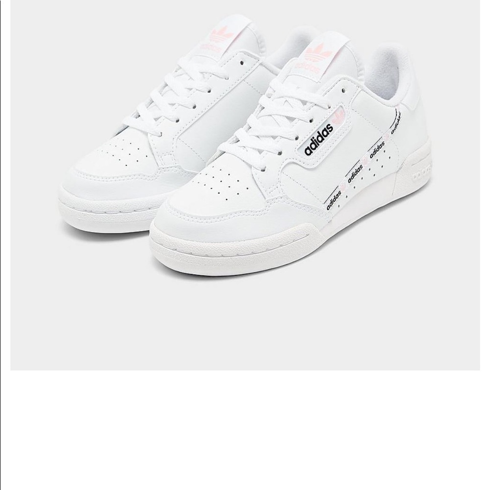 Adidas Sneakers White Pink Size 7 Big Girls